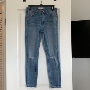 Madewell high rise skinny size 27